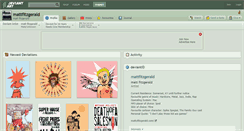 Desktop Screenshot of mattfitzgerald.deviantart.com
