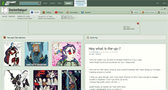 Desktop Screenshot of doctordaiquri.deviantart.com
