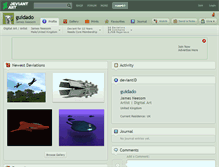 Tablet Screenshot of guidado.deviantart.com