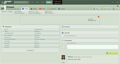 Desktop Screenshot of einosaur.deviantart.com