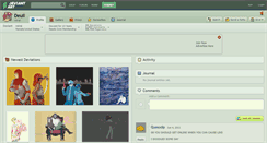 Desktop Screenshot of deuil.deviantart.com