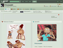 Tablet Screenshot of princessadeli.deviantart.com