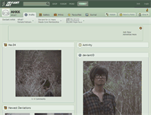 Tablet Screenshot of mhkk.deviantart.com