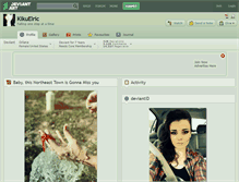 Tablet Screenshot of kikuelric.deviantart.com
