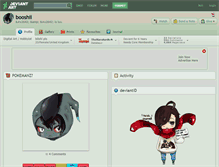 Tablet Screenshot of booshii.deviantart.com