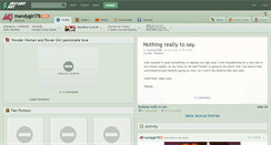 Desktop Screenshot of mandygirl78.deviantart.com