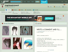 Tablet Screenshot of angelassasinassault.deviantart.com