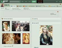 Tablet Screenshot of eden16.deviantart.com