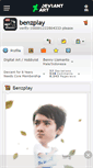 Mobile Screenshot of benzplay.deviantart.com