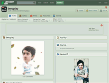 Tablet Screenshot of benzplay.deviantart.com