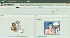 Desktop Screenshot of kimmyrandomkun.deviantart.com