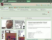 Tablet Screenshot of drainzerth12.deviantart.com