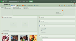 Desktop Screenshot of primex27.deviantart.com