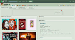 Desktop Screenshot of kittycat28.deviantart.com