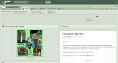 Desktop Screenshot of cupcakecrafty.deviantart.com