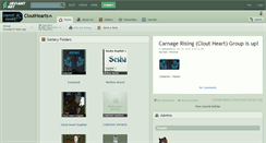 Desktop Screenshot of clouthearts.deviantart.com