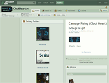 Tablet Screenshot of clouthearts.deviantart.com