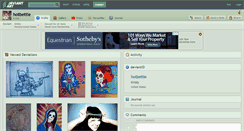 Desktop Screenshot of hotbettie.deviantart.com