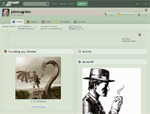 Tablet Screenshot of johnnugroho.deviantart.com