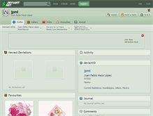 Tablet Screenshot of jpml.deviantart.com
