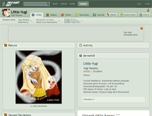 Tablet Screenshot of little-yugi.deviantart.com