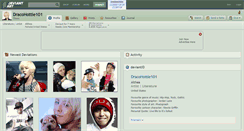 Desktop Screenshot of dracohottie101.deviantart.com