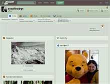 Tablet Screenshot of eyeofthedrgn.deviantart.com