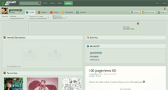 Desktop Screenshot of gummetje.deviantart.com