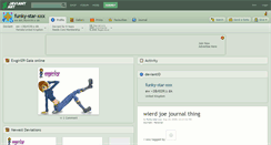 Desktop Screenshot of funky-star-xxx.deviantart.com