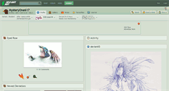 Desktop Screenshot of mysteryone617.deviantart.com