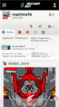 Mobile Screenshot of machine56.deviantart.com