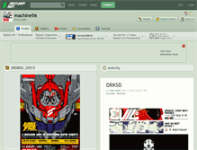 Tablet Screenshot of machine56.deviantart.com