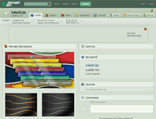 Tablet Screenshot of lukexcze.deviantart.com