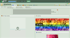Desktop Screenshot of demonfaerie.deviantart.com