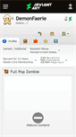 Mobile Screenshot of demonfaerie.deviantart.com