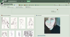 Desktop Screenshot of damnyouchrista.deviantart.com