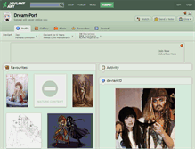 Tablet Screenshot of dream-port.deviantart.com