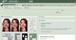 Desktop Screenshot of celestia-brushstock.deviantart.com