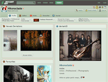 Tablet Screenshot of nikonoclaste.deviantart.com