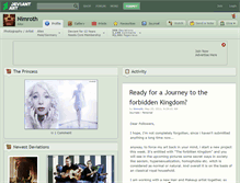 Tablet Screenshot of nimroth.deviantart.com