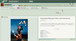 Desktop Screenshot of orangeroom.deviantart.com