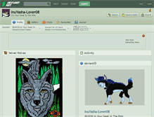 Tablet Screenshot of inuyasha-lover08.deviantart.com