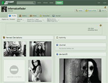 Tablet Screenshot of infernalceifador.deviantart.com