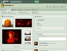 Tablet Screenshot of ceemdee.deviantart.com