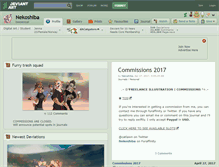 Tablet Screenshot of nekoshiba.deviantart.com