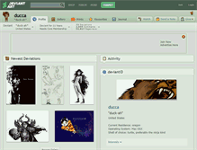 Tablet Screenshot of ducca.deviantart.com