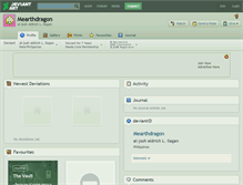 Tablet Screenshot of mearthdragon.deviantart.com