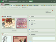 Tablet Screenshot of chibi-yoh.deviantart.com