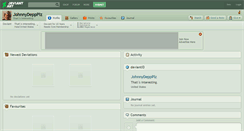 Desktop Screenshot of johnnydeppplz.deviantart.com