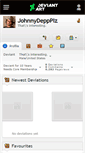 Mobile Screenshot of johnnydeppplz.deviantart.com